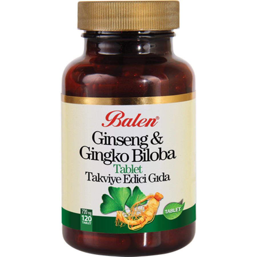 BALEN GİNSENG GİNGKO BİLOBA 7200MG*120 KAPSÜL