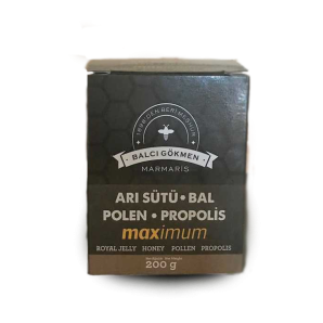 Gökmen Max (Arı Sütü + Bal + Polen + Propolis) (200 gr.)