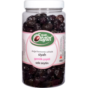 Özgün Siyah Sele Gemlik Zeytin (850 gr.)