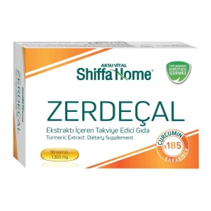 Aksu Vital Shiffa Home Zerdeçal Ekstresi (1300 mg x 30 Kapsül)