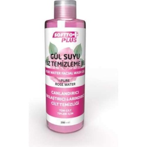 Softto Plus Gül Suyu Temizleme Jeli 200 ml