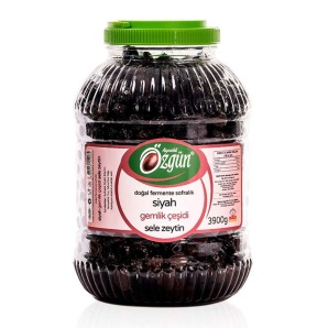 Özgün Gemlik Sele Siyah Zeytin (3900 gr)