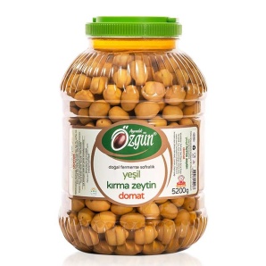 Özgün Yeşil Kırma Domat Zeytin (5200 gr)