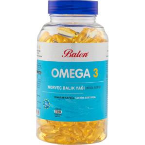 NORVEÇ OMEGA 3 BALIK YAĞI 1380 MG 200 TABLET