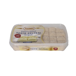 NAZHEL BAKLAVA DİLİMLİ VANİLYALI TAHİN HELVASI 450 GR