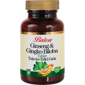 BALEN GİNSENG GİNGKO BİLOBA 7200MG*120 KAPSÜL