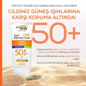 SOFTTO PLUS GÜNEŞ KORUYUCU YÜZ KREMİ 75 ML