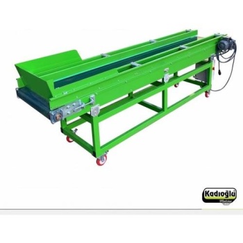 Kadıoğlu KB300K 3 Metre 3 Yollu Yatay Ceviz Ayırma Konveyör Bandı