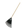 Fiskars 1001584 Solid Ahşap Saplı Yaprak Süpürgesi XL