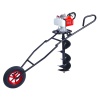 Solax AG52D Tekerli Toprak Burgu Makinesi 20 cm Burgulu 1.9 Hp