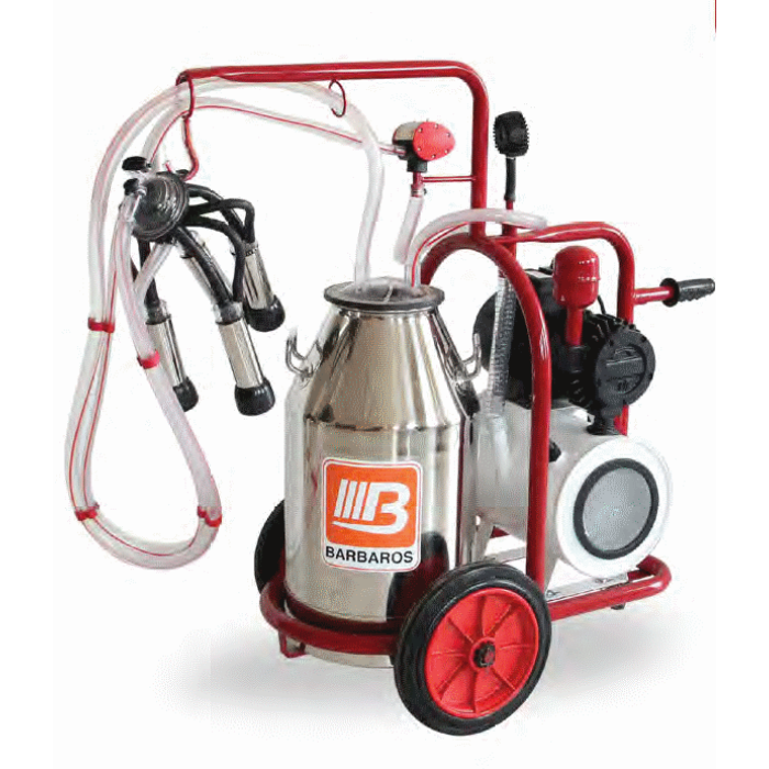 Bartech Universal Alüminyum Kuru Pompa Tekli Süt Sağım Makinesi 40 Litre Bartech Universal Alüminyum Kuru Pompa Tekli Süt Sağım Makinesi 40 Litre