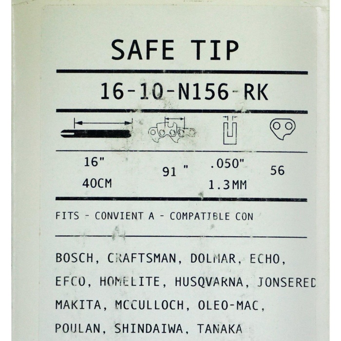 Carlton Safe Tip 28 Diş 91 Testere Kılavuzu 41 cm 16-10-N156-RK