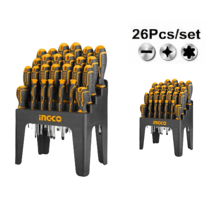 Ingco 26&#039;lı Tornavida Seti ING-HKSD2628