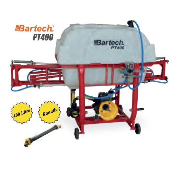 Bartech PT400 Kanat ve Şaftlı Pülverizatör 400 Litre