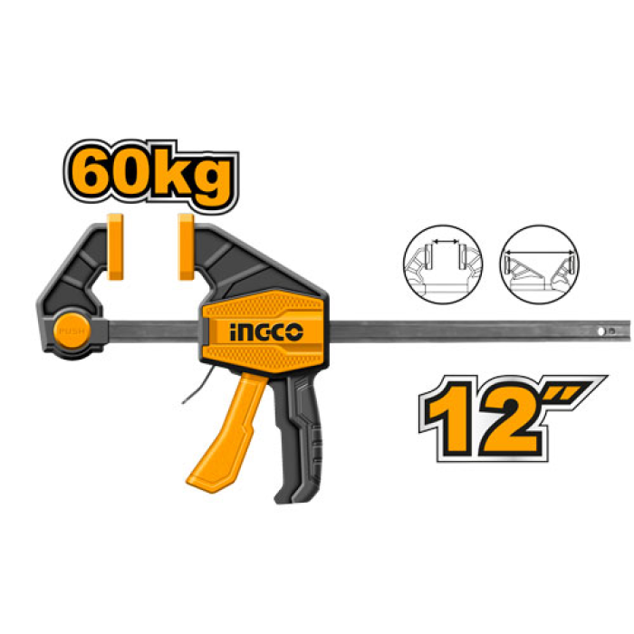 Ingco Endüstriyel Tetik Tipi Mengene 300mm  ING-HQBC01602