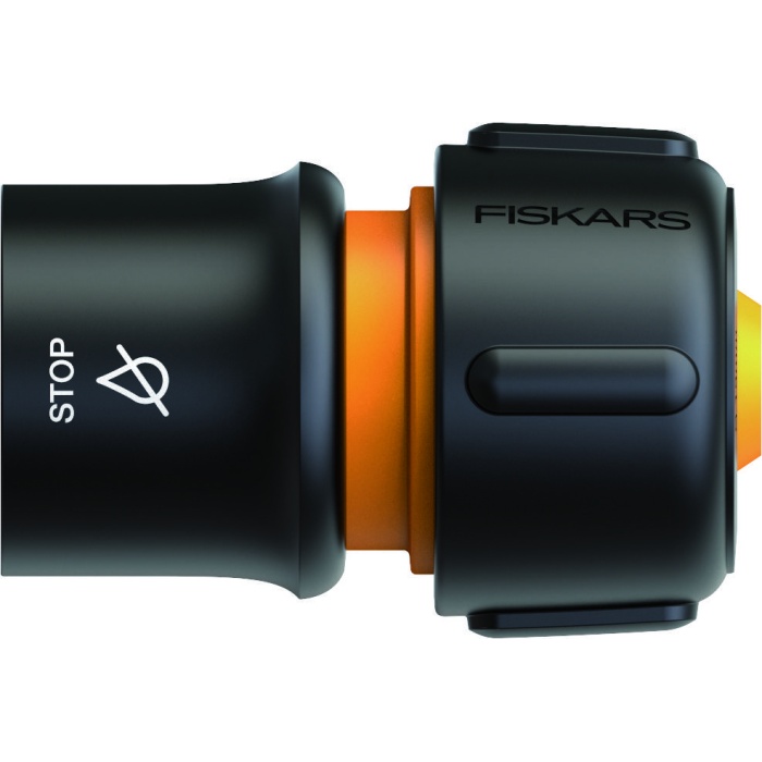 Fiskars LB30 Sol Hortum Bağlantı Aparatı Stoplu 19 mm