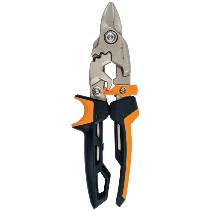 Fiskars Powergear Metal Levha Kesme Makası Kısa Kesim Bulldog 1027212