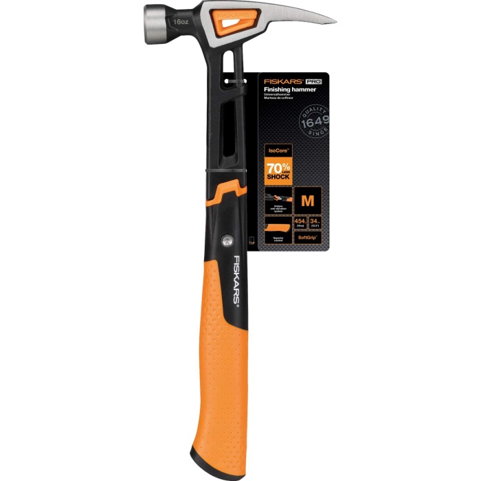 Fiskars Isocore 16 OZ Profesyonel Tırnaklı M Çekiç 1020213