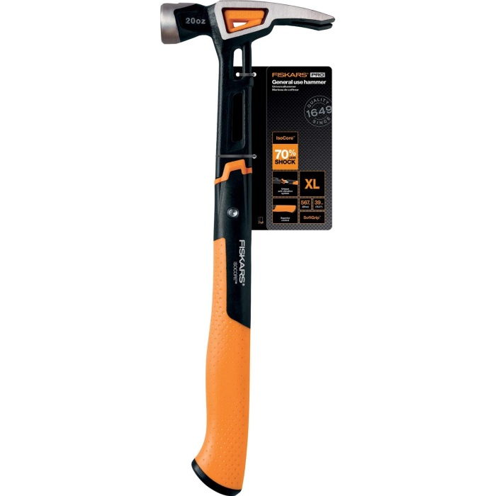 Fiskars Isocore 20 OZ Profesyonel Tırnaklı XL Çekiç 1020215