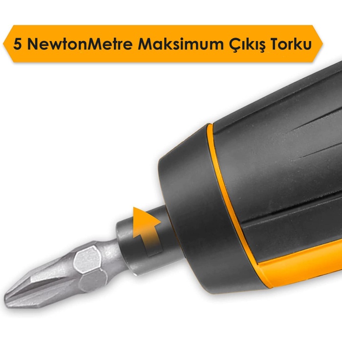 Ingco USB Şarjlı Li-ion Akülü Akıllı Vidalama Tornavida Seti