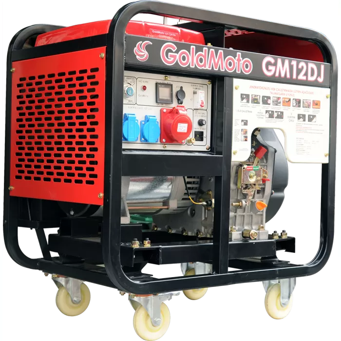 GoldMoto GM12DJ Dizel Monofaze Marşlı Jeneratör 10 kVA