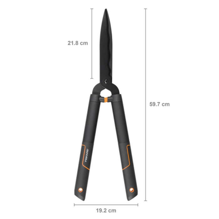 Fiskars HS22 Singlestep Çit Budama Makası Dalgalı Ağız 1001433