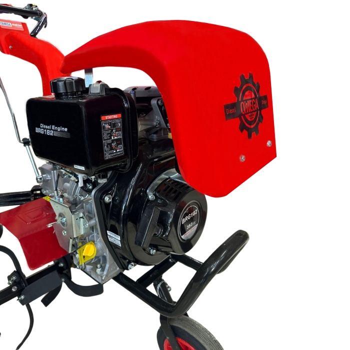 Omega B310BD Dizel BRG182 Motorlu Tekerli Çapa Makinesi 7 Hp