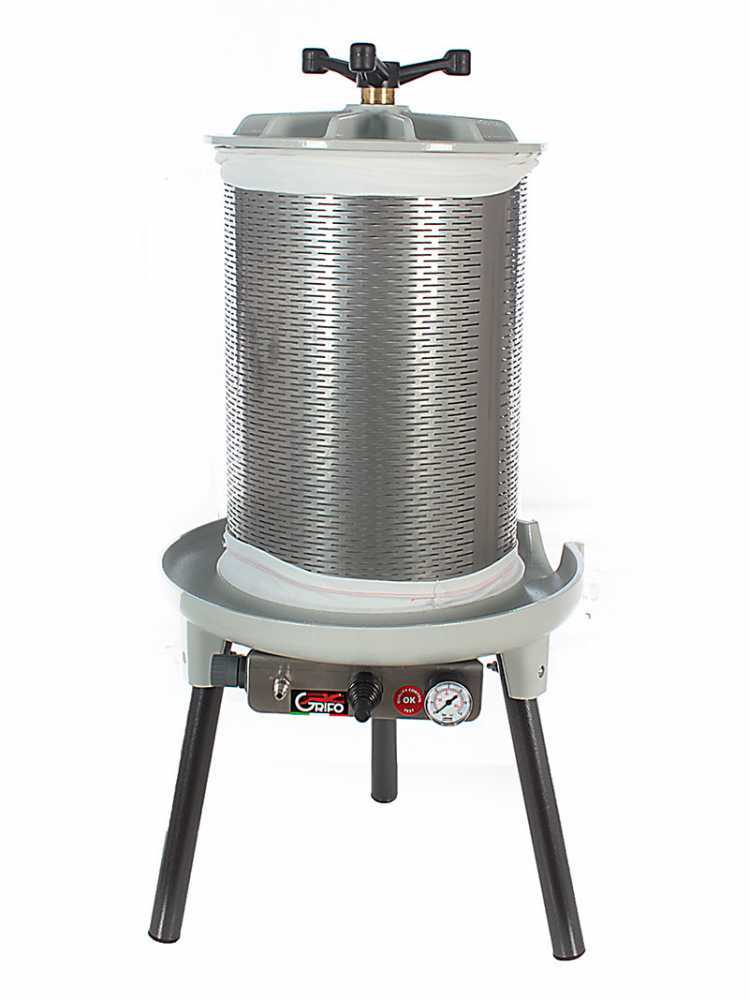 Grifo PEA40 Pnömatik Balon Meyve Üzüm Pres Makinesi 40 Litre Balsüzen Makina