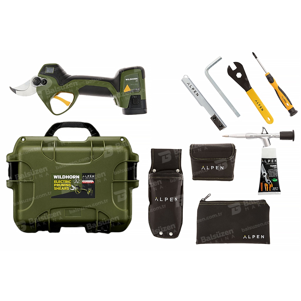 Alpen Wildhorn 32 Sensörlü 3 Akülü Budama Makası 32 mm - Balsüzen