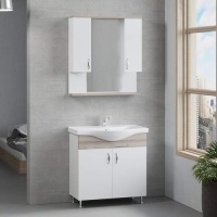 DENKO TREND 80 ALT MODÜL SONOMO MDF + LAVABO