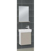 ZQDENKO MINICA 50 CM BANYO DOLABI ALT-UST KUL GRI