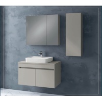 ZQDENKO ETNA 80 CM BANYO DOLABI ALT-UST KUL GRI