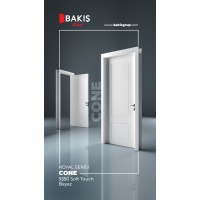 BAKIS CONE 100 9350 BEYAZ PVC PANEL KAPI 77-87 LİK