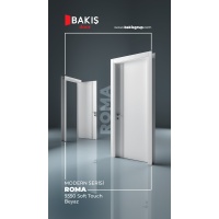 BAKIS ROMA 100 9350 BEYAZ PVC PANEL KAPI 77-87 LİK