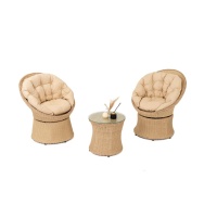 MAURO DONERLI 2+1 CAPPUCINO RATTAN CAY TK