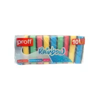 PROFF 2601517 RAINBOW DUZ BULASIK SUNGERI 10LU