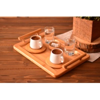 UCER BAMBUM B0238 OTTOMAN 2 KISILIK KAHVE SADE