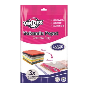 VINDEX VAKUMLU POŞET LARGE 50X70