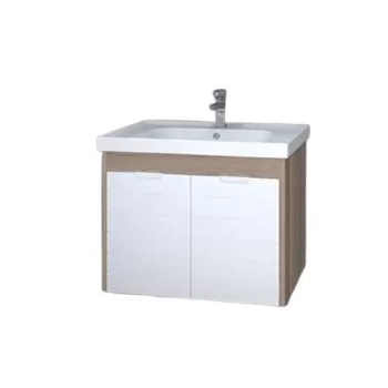 DENKO MOSTAR 70 CM ALT MODÜL BEYAZ + SERAMİK LAVABO