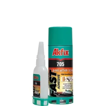 AKFİX 705 MDF KİT HIZLI YAPIŞTIRICI 500 ML+125 ML