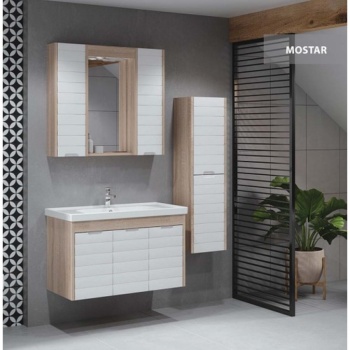 ZQDENKO MOSTAR 90 CM BANYO DLB ALT-UST BEYAZ