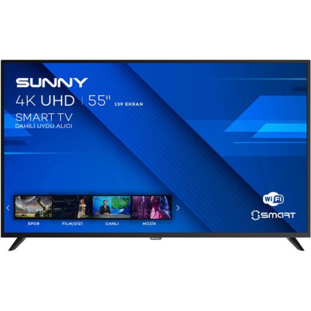 SUNNY 55'' UHD ANDROID SMART DDUAL LED SN55AUL