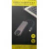 TYPE-C to HDTV 5 in 1 LAN+Type-C+USB3.0*2+HDTV