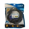 VGA CABLE 5M HİGH İNTENSİTY COPPER CABLE 24K, HDTV VGA USB CAT5/6 Nivatec