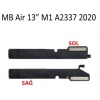 İkinci El Macbook Air 13 İnç A2337 M1 2020 EMC3598 Uyumlu hoparlör,  Dahili Hoparlör Hoparlör Sol Sağ SideEMC3598 MGN63 MGN73