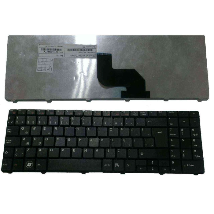 Packard Bell TJ65, TJ75, LJ63, LJ65, LJ67, LJ75 Notebook Klavyesi