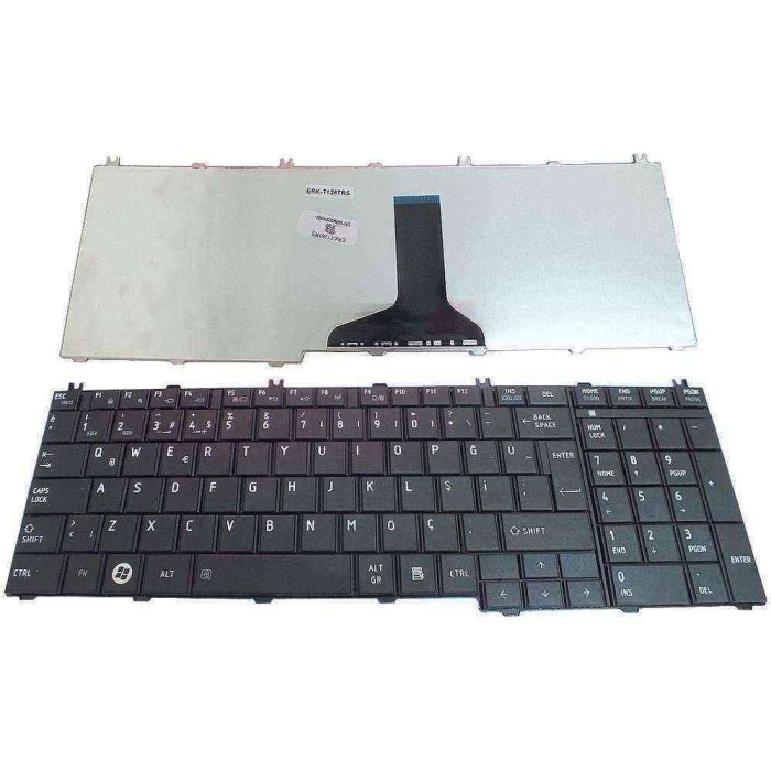 Toshiba C670, C675, C660, C650, C650D, C655, C655D, L650, L655, NSK-TN1SC Türkçe  Notebook Klavyesi