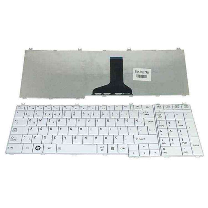 Toshiba  C670, C675, c660, C650, C650D, C655, C655D, L650, L655, nsk-tn1sc Türkçe Beyaz Notebook Klavyesi