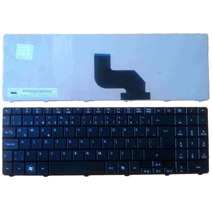 Acer Aspire,  5732, 5732Z, 5732ZG, 5332, 5334, 5734, 5734Z, 5516, 5517, 5532, 5534, eMachines E430, E525, E625, E627, E628, E630, E725 Grundig, Exper BLB3  Notebook Klavyesi