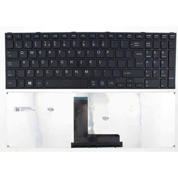 Toshiba C50-B C50D-B C55-B C55D-B C50A-B R50-B TR Siyah  Tuş Takımı, Notebook Klavyesi